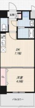 MSR新大阪南の物件間取画像